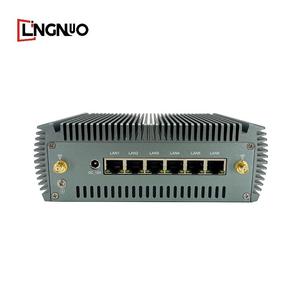 Rugged Edge Computing Box PC Intel 11th Gen 6x2,5G LAN 4K para HD Fanless Design Industrial IoT Automation Computadora integrada