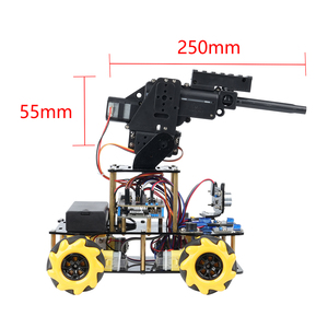 <strong>Remote</strong> <strong>Control</strong> Shooting Robot <strong>Car</strong> Kit Water Ball Launcher Combat Smart Mecanum Wheel DIY STEM Programming Learning for <strong>Arduino</strong>