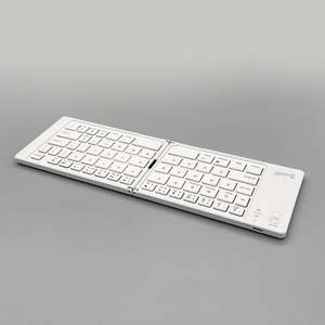 Venta caliente BT Teclado de oficina plegable inalámbrico Delgado Mini Diseño plegable de dos pliegues portátil Tipo C Puerto de carga 2017 Nuevo - Product Image 3