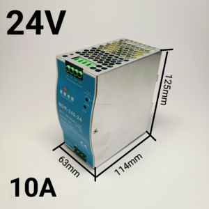 NDR 240W <strong>AC</strong> <strong>DC</strong> Transformer 24V 10A Din Track <strong>Power</strong> Supply Single <strong>Output</strong> 220V LED 50/60hz Frequency 110V <strong>Input</strong> for Industrial Use - Product Image 4
