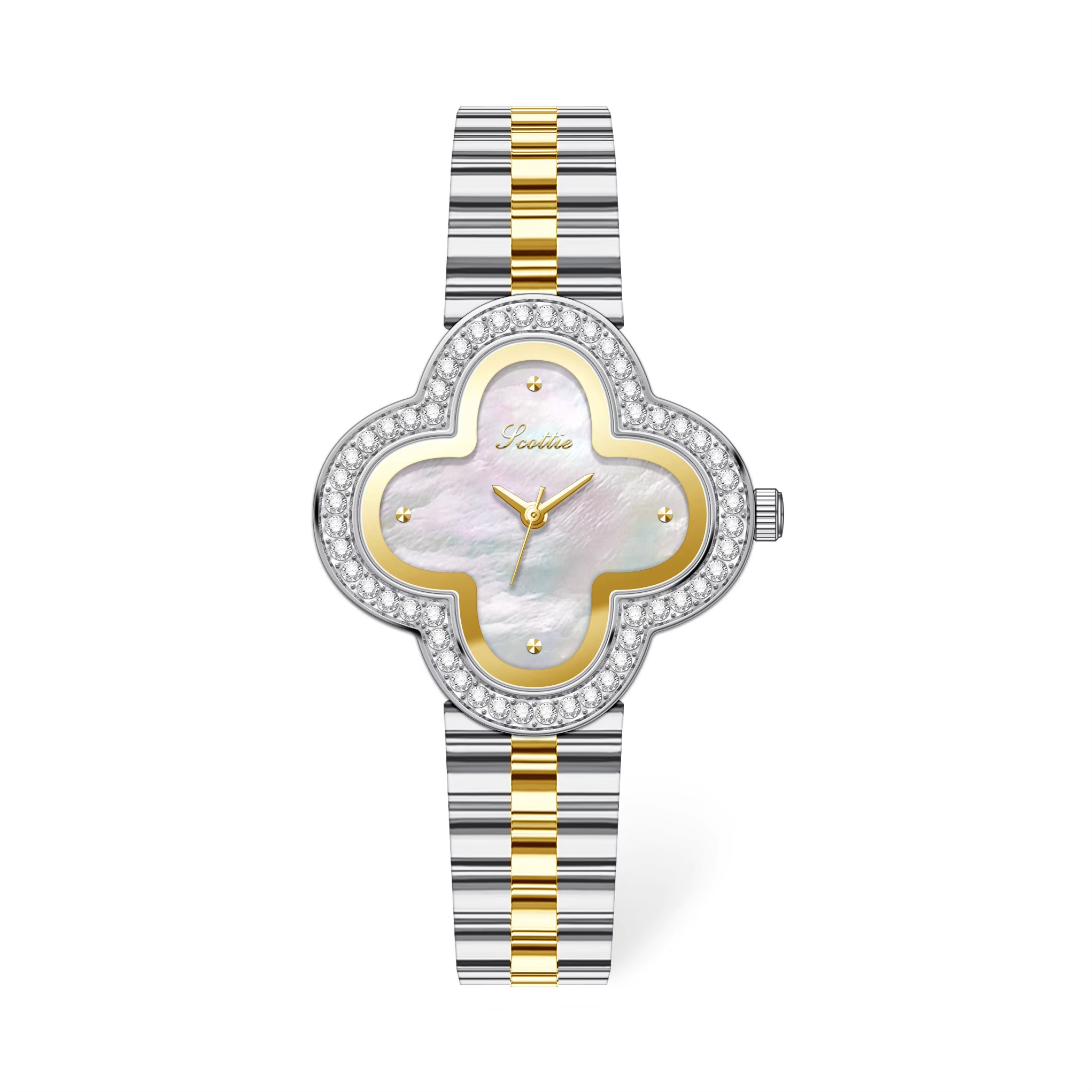 Gold/White