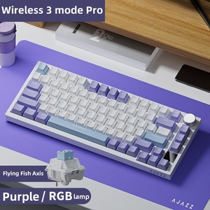 AK820pro Teclado mecánico de tres modos Personalización 75 Hot Plug Game Side Grabado Personalización Teclado inalámbrico Bluetooth - Product Image 6