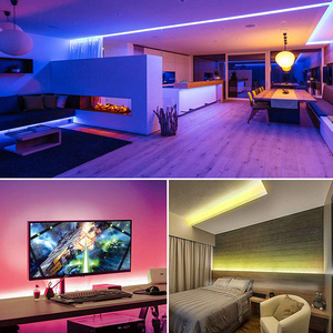 Çok renkli 12v adresli Led şerit 24-key kızılötesi Bluetooth RGB müzik denetleyicisi Led esnek ışık şerit - Product Image 5