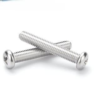 304 thép không gỉ đầu vít Phillips Vít Máy răng nhỏ m2m3m4m5m6 bu lông hệ thống mét Pan đầu cho M3 M5 chủ đề - Product Image 3