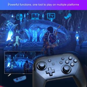 Controlador inalámbrico BT Gamepad Lite Nuevo Joystick de computadora de PC de transmisión continua con vibración corporal para interruptor - Product Image 2