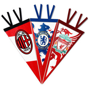 Gahumi, decoración impresa personalizada, banderín triangular colgante, banderín deportivo de fieltro de lana, banderas - Product Image 6