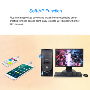 Factory MT7601 Dongle ricevitore Wifi USB 150Mbps USB2.0 schede di rete adattatore Wifi Wireless per Laptop Mini PC Computer TV Box - Product Image 5