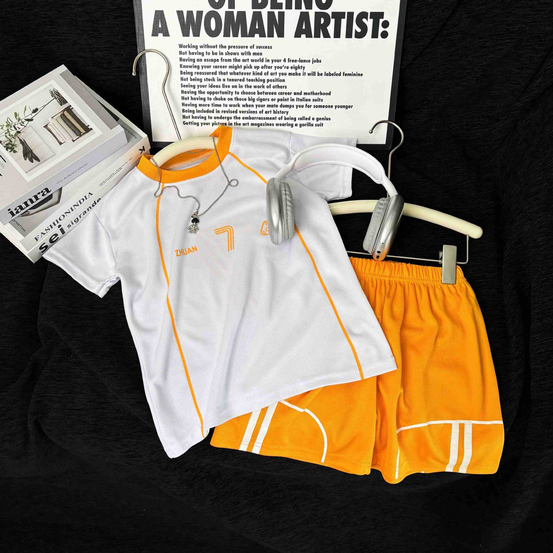 Ensemble maillot orange SG