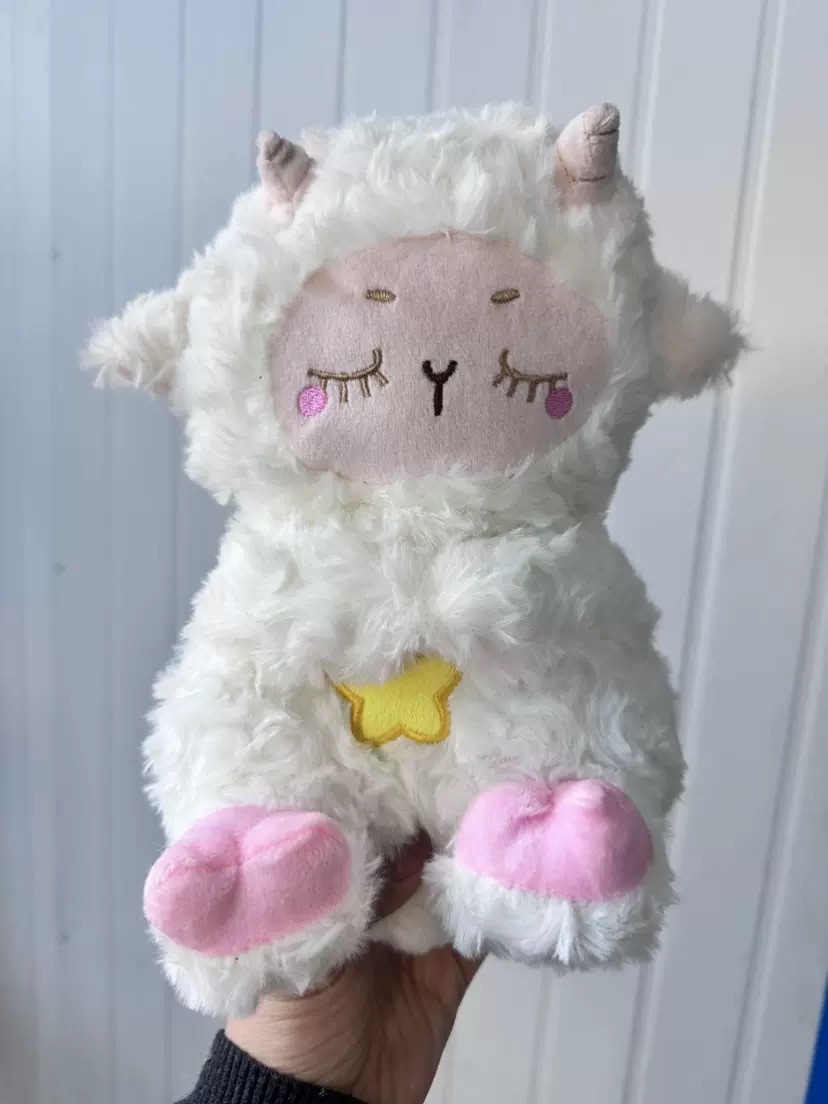 Mouton blanc respirant