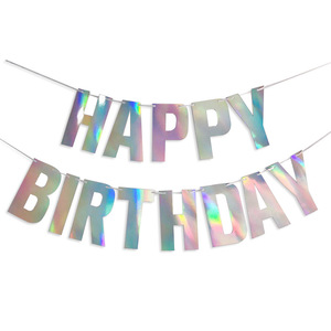 ססגוני יום הולדת שמח רדיד באנר-5 Ft. | <span class=keywords><strong>Bday</strong></span> מסיבת קישוטי 70s מגניב יום הולדת דקור מתוק 16 21st Y829