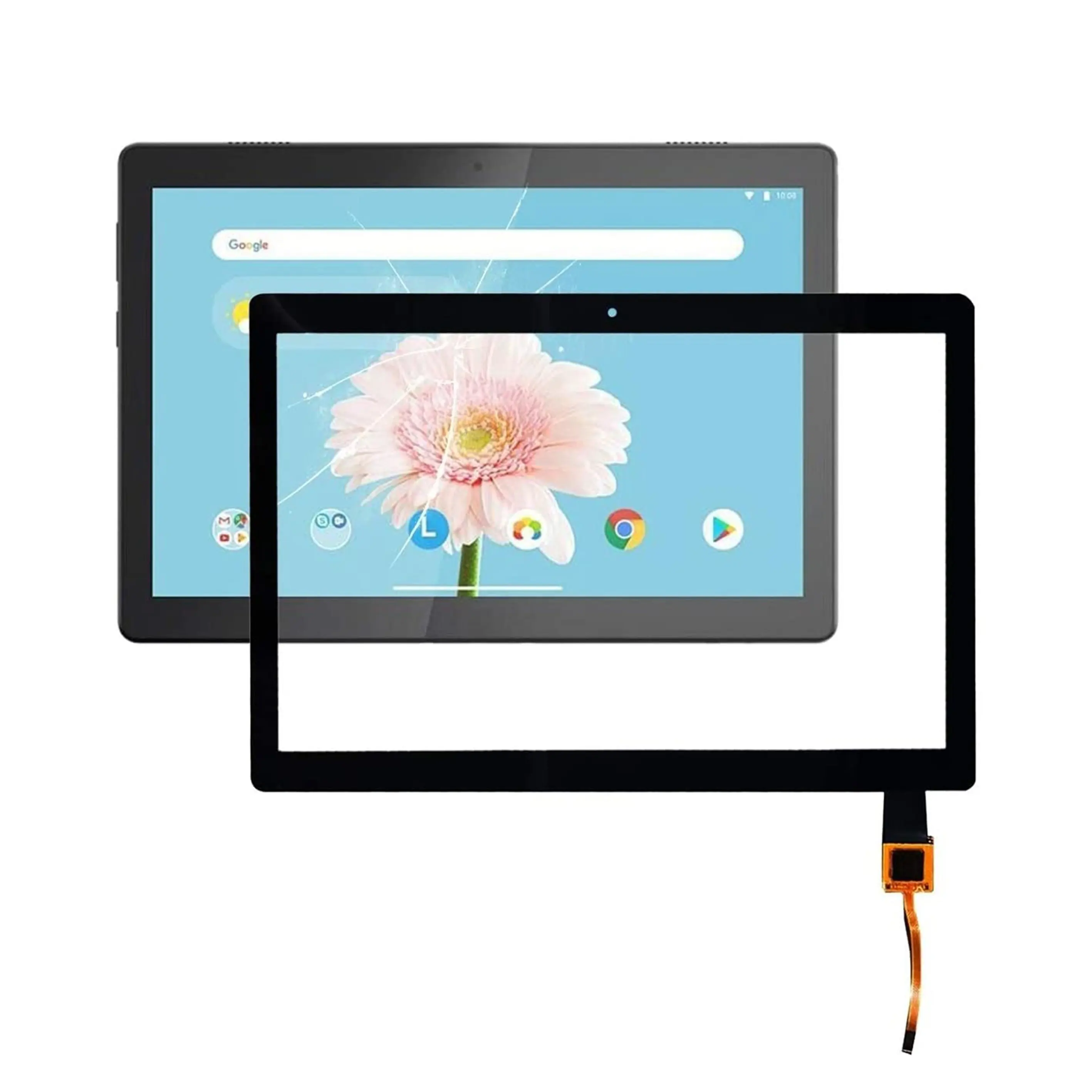 Parti di riparazione pannello Touch Screen per Lenovo Tab M10 HD TB-X505 X505F X505 nero bianco pezzo di ricambio digitalizzatore Tablet