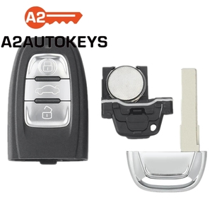 A2AUTOKEYS 8T0 959 754C 868MHZ 3 Buttons Smart Remote Car <strong>Key</strong> for <strong>Audi</strong> Q5 A4L A5 A6 A7 A8 RS4 RS5 S4 S5 - Product Image 4