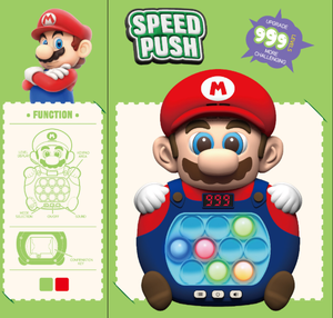新しい3D電子ポップイットゲームおもちゃ高速プッシュソニックスクイーズバブル子供と大人用ポップイットフィジェットおもちゃ - Product Image 2