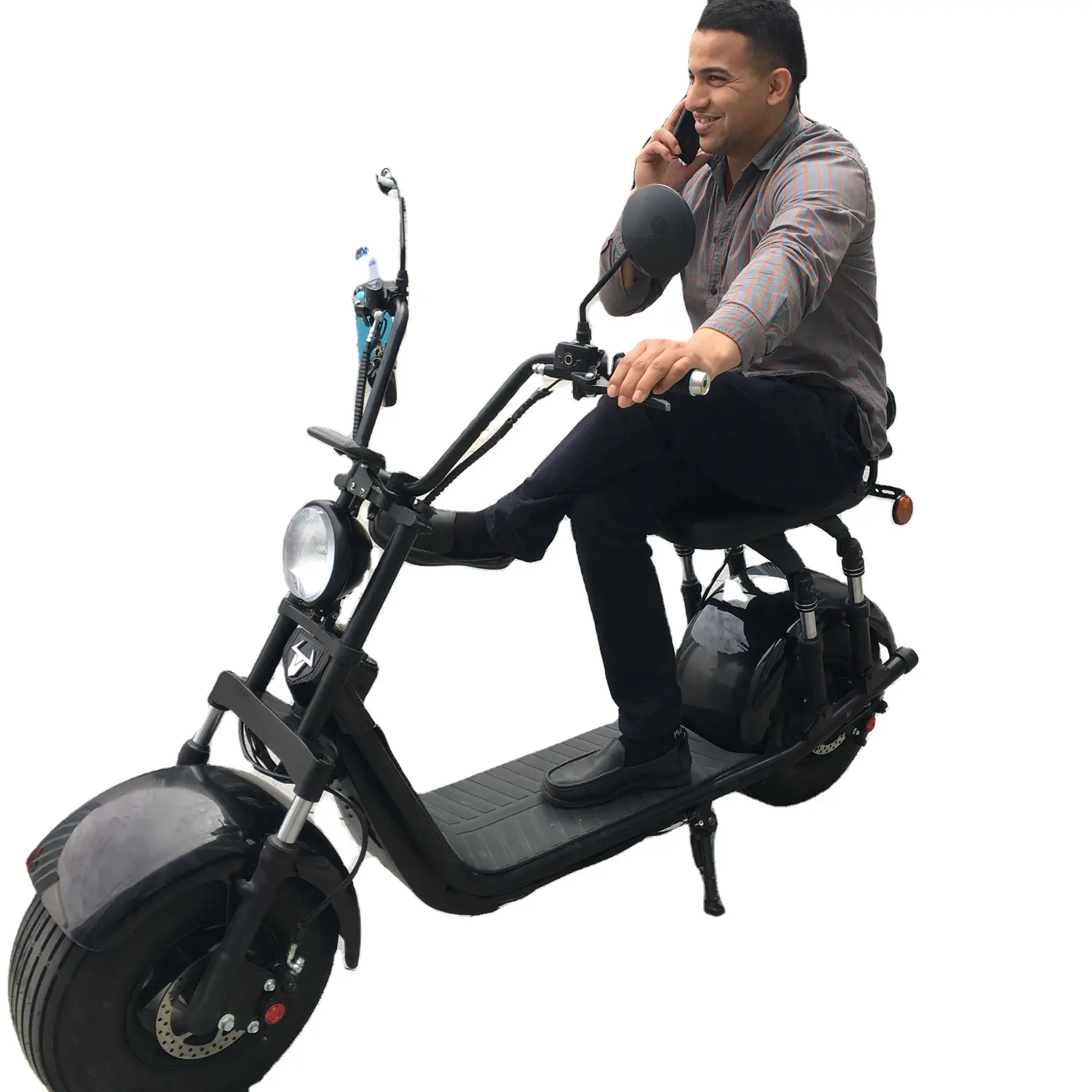 Недорогой Электрический мотоцикл Citycoco 1500 Вт 2000 Вт для взрослых с измельчителем