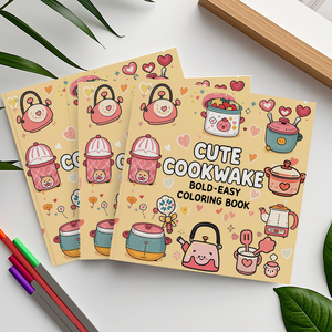 易上色着色书图案简单，适合儿童定制支持 - Product Image 6