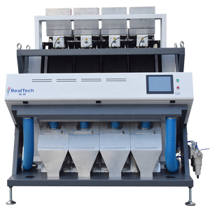 Proveedor de clasificador multifunción óptico Realtech, clasificador de color de granos de café, máquina clasificadora de granos de cacao, clasificador de color cereza de café - Product Image 2