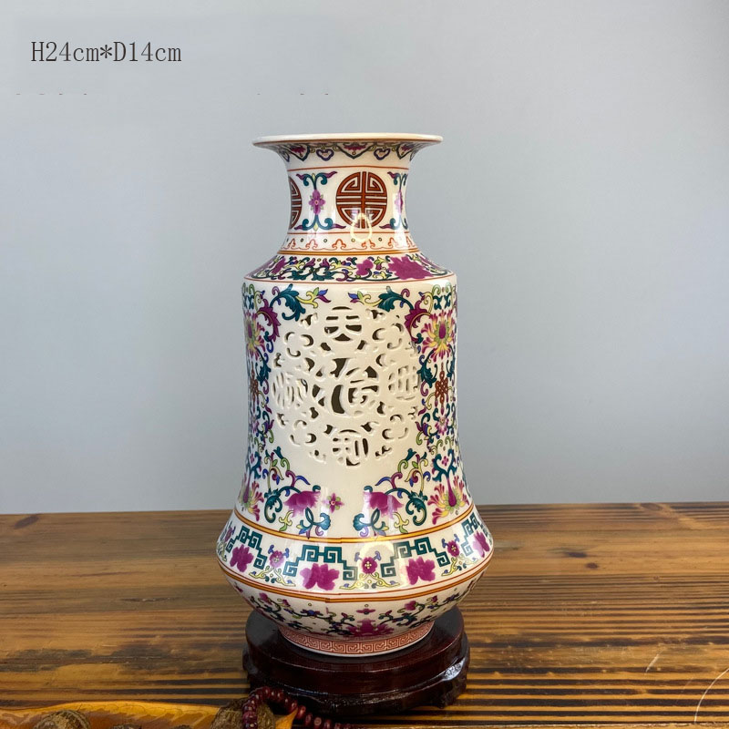 Jiandu แจกัน H24cm * D14cm