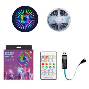 ألعاب نارية LED RGB Pixel مع تحكم في الموسيقى والتطبيق USB جو ذكي ملون بالكامل لعيد الميلاد - Product Image 6