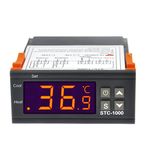 Controlador de temperatura Digital STC-1000, termostato de temperatura, refrigeración de calefacción, LED, DC12V/24V/110-220V - Product Image 1