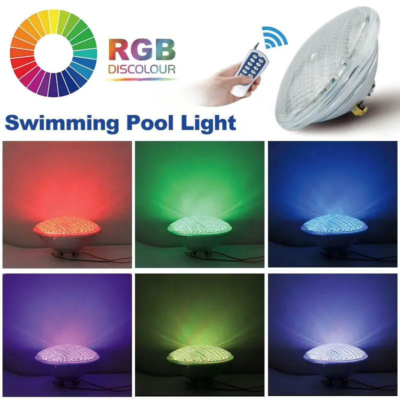 Klassieke Par56 Led Lamp Rgb 35W Luces Para Piscina Verlichting Waterdicht Zwembad Verlichting Led Zwembad Licht