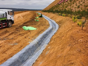 2x10 m xi măng chữa chăn nhanh chóng chữa geosynthetic bê tông chăn sẵn sàng cho tàu - Product Image 5