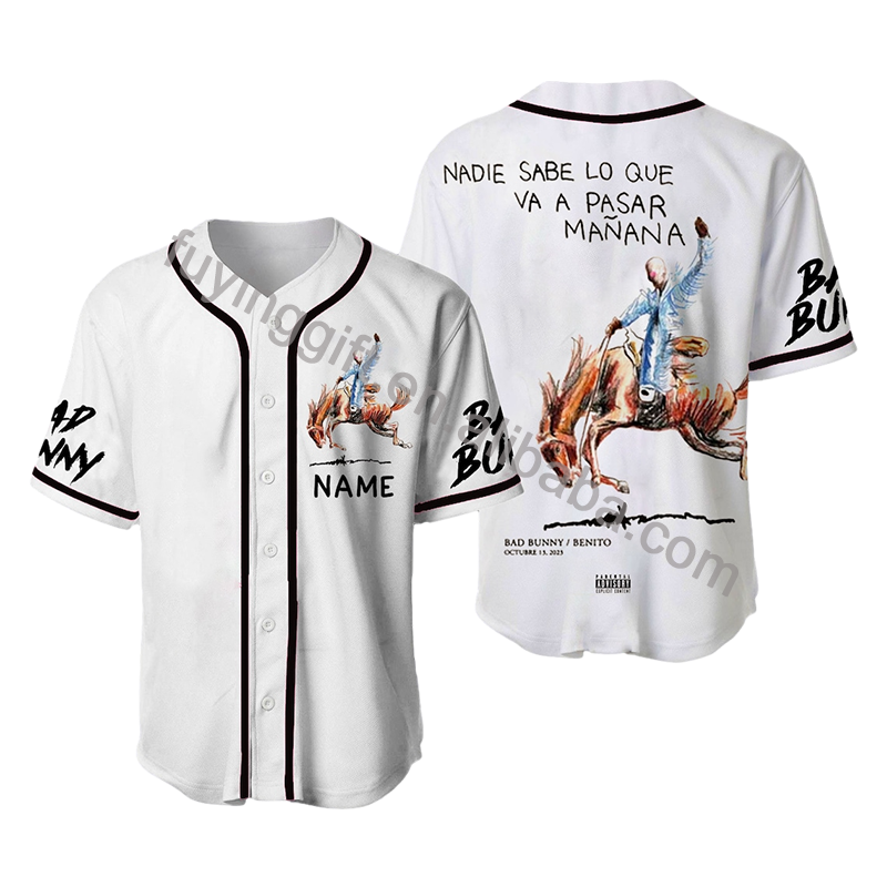 Chemise en jersey bad bunny