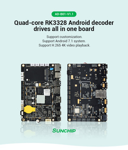 OEM Промышленная материнская плата RK3328 коммерческий Android Smart Media Player Box Board с 4G
