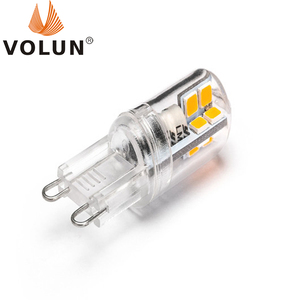 <strong>G9</strong> <strong>LED</strong> Corn Light 2W AC230V Non-stroboscopic Transparent PC Cover for Crystal Chandelier Restaurant Hanging <strong>G9</strong> <strong>Led</strong> Bulb Light