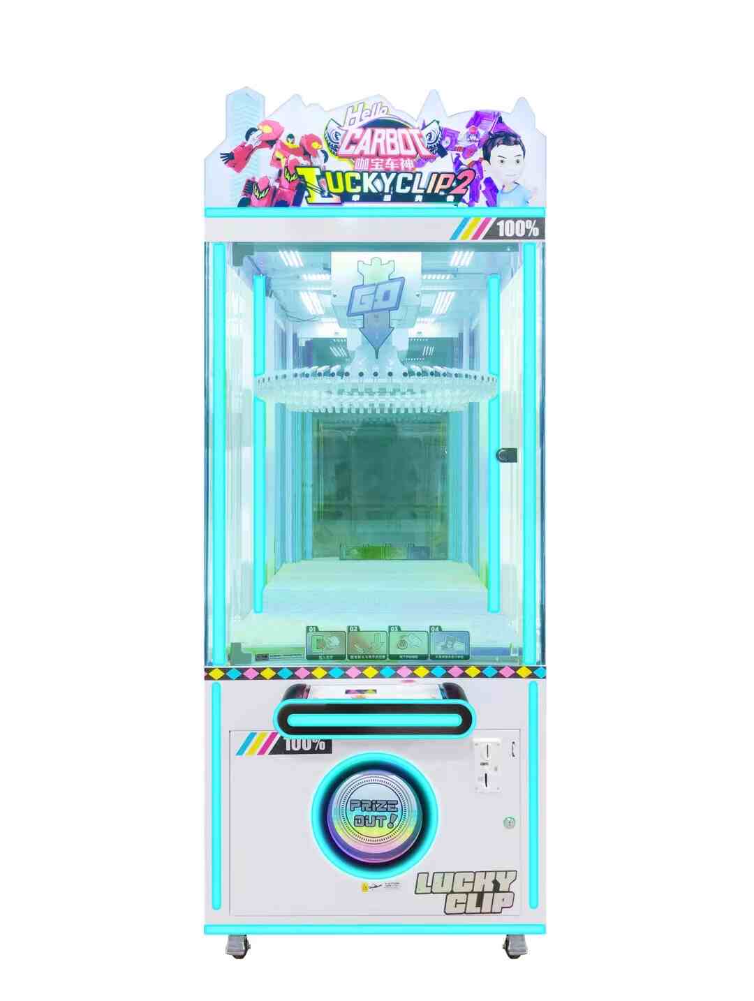 Machine de clip de luxe bleu