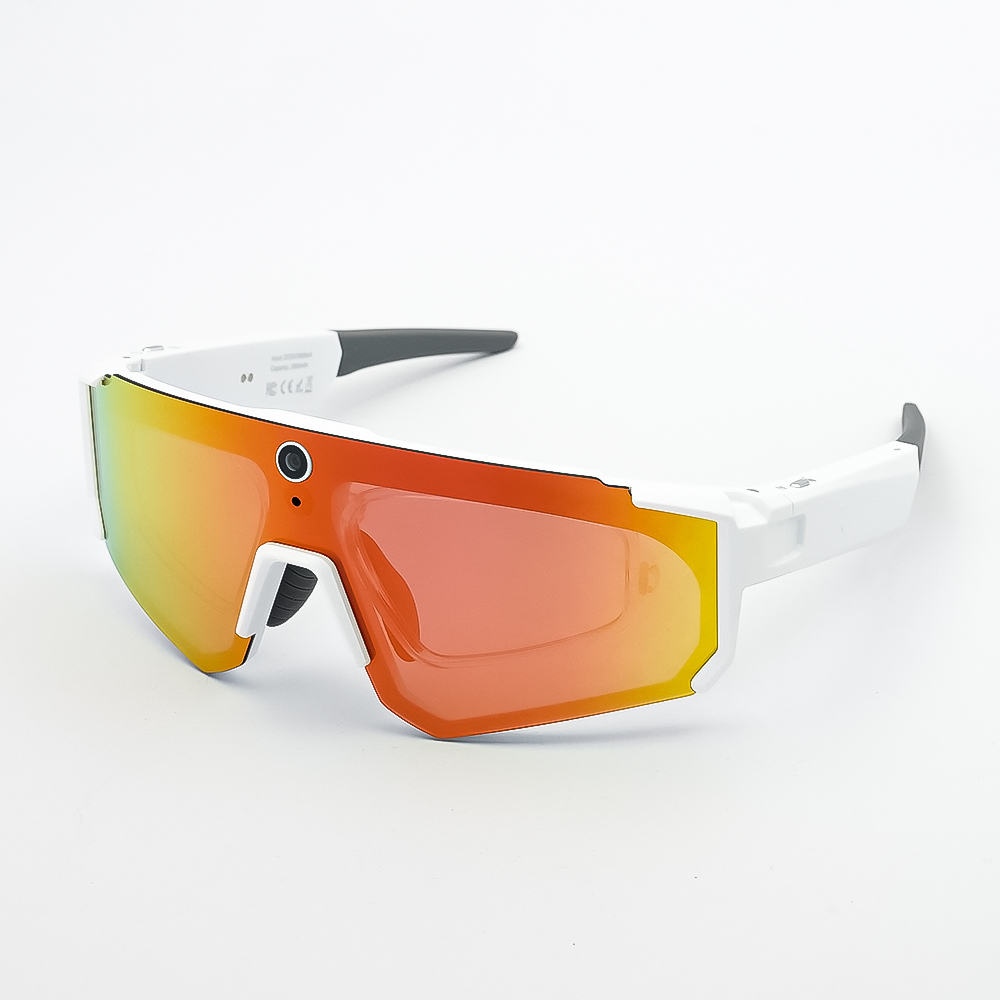 Monture blanche / Verres orange