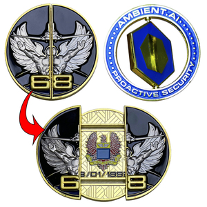 Miễn Phí Thiết Kế Tùy Chỉnh Đồng Xu Dập Chết 3D Kẽm Hợp Kim Kỷ Niệm Đồng Xu Tùy Chỉnh Engravable Kim Loại Vàng Lưu Niệm Thách Thức Đồng Xu - Product Image 3