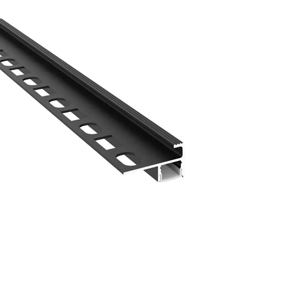 Алюминиевый светодиодный профиль Delkon 40*22 мм с мраморными краями для кухни и ванной комнаты, Светодиодная лента 8-13 мм