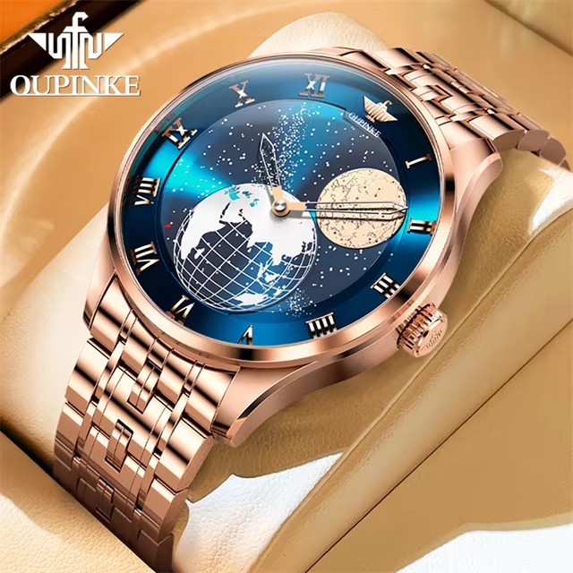 Steel Rose Gold