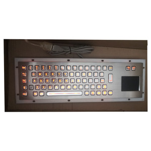 Custom IP65 Metal <strong>Keyboard</strong> with Touchpad Control Machine Keypad for <strong>Computer</strong> Applications - Product Image 5