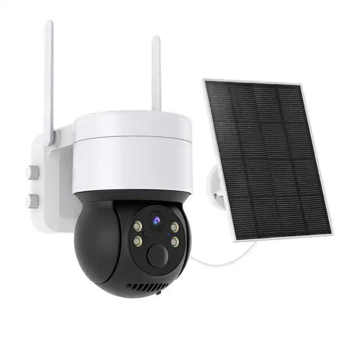 GÜNEŞ PANELI 2MP WiFi güneş CCTV PTZ kamera açık iCSee 1080P kablosuz güneş güvenlik WiFi pil gücü ağ kamerası