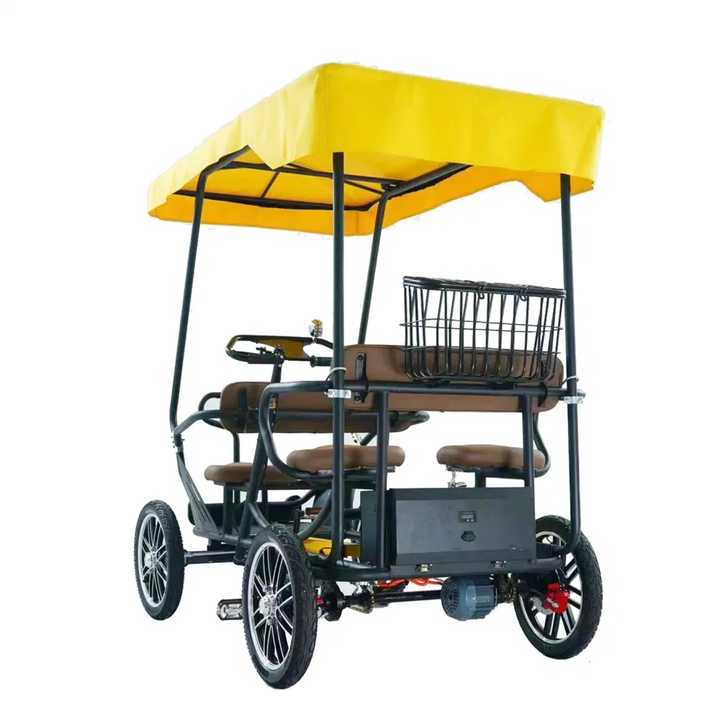 Factory Directly Sale Tour Bus Park Playground Bicycle Customized Sightseeing Minibus
