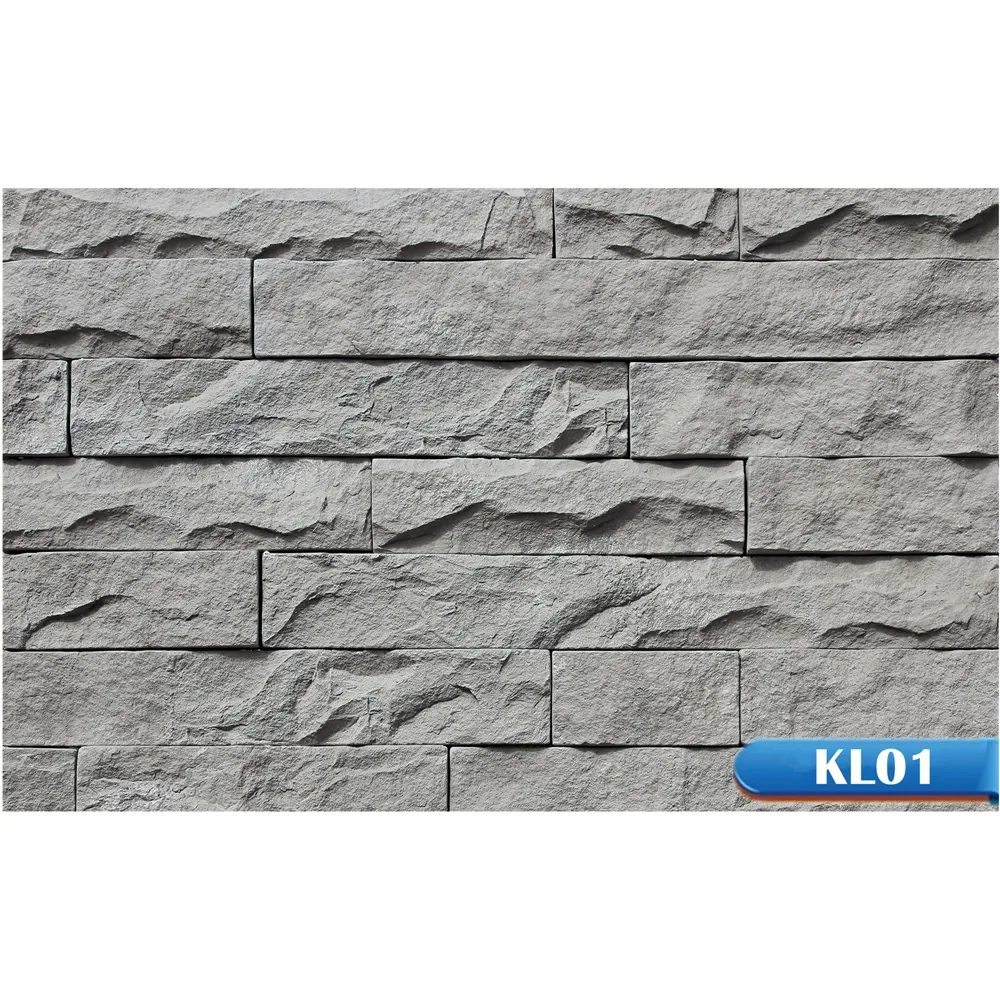 Elcorona KL06 manufactured cultural stone exterior faux stone Decorative Stone For Walls