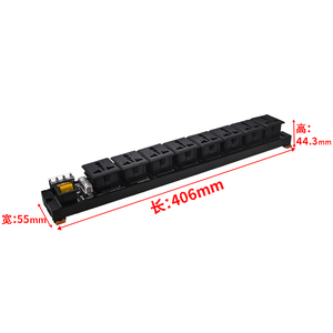 Módulo de enchufe de distribución de energía de gabinete de 1 posición Tira de módulo de alimentación de CA industrial con terminal de protección de caja de control de interruptor - Product Image 4