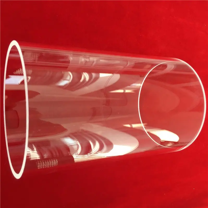 Прозрачная кварцевая стеклянная трубка большого диаметра для полупроводника