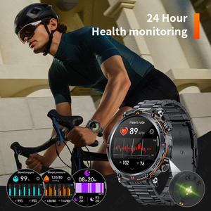 LIGE BWHT30 600mAh Battery Money Detector Flashlight Smart Watch Men Compass Fitness Tracker Call Smartwatch Men for IOS Android - Product Image 6
