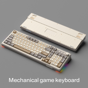 Teclado de escritura fácil profesional personalizado con cable 98 teclas Teclado de computadora con luz de colores - Product Image 2