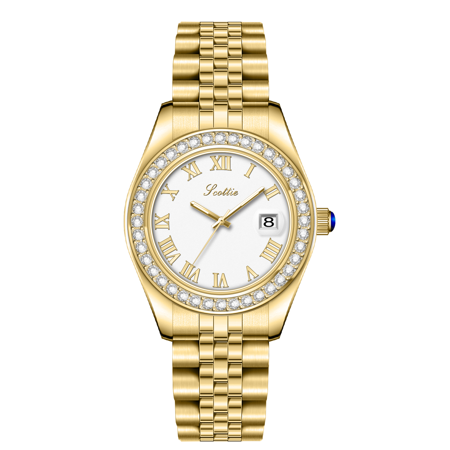 Gold-white