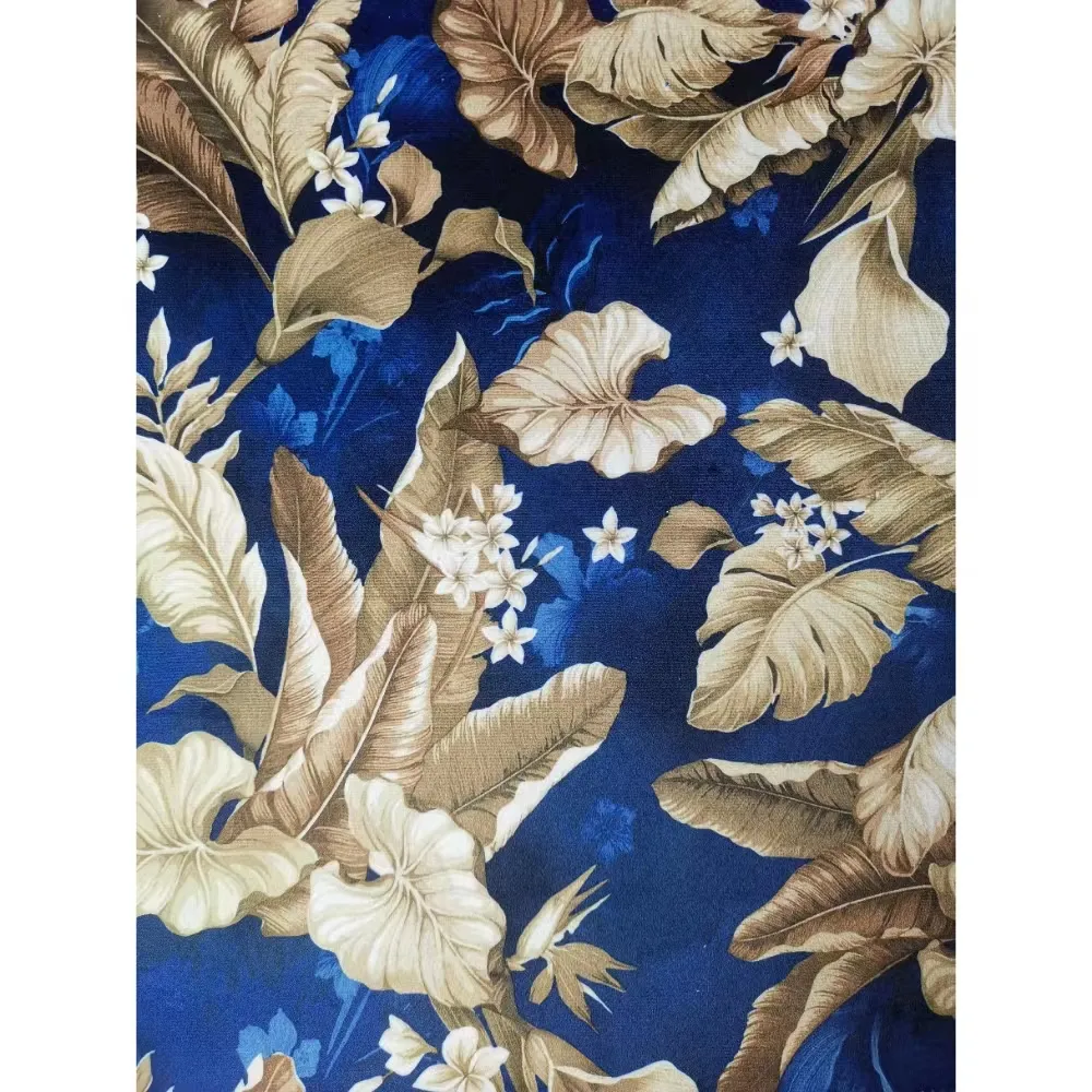 Nouveau tissu numérique de velours de paume de Hollande d'impression de fleur de conception pour le canapé
