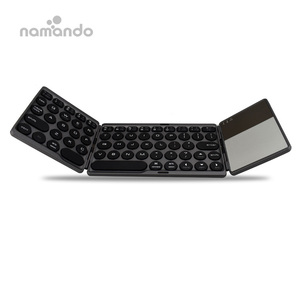 Multi Device Wireless <strong>Keyboard</strong> and Mouse Dual-Mode BT + <strong>2</strong>.4G <strong>Keyboard</strong> Combo Touchpad Foldable Slim Keypad for PC Tablet Laptop - Product Image 6