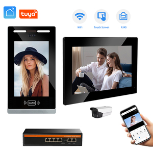 Intercomunicador de puerta Video Doorphone para apartamento múltiple Sistema de intercomunicación de Red de Monitor interior de 7 pulgadas