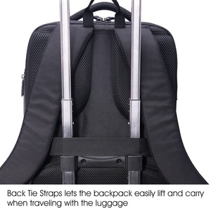 <strong>Aoking</strong> Trending Classic Mens Bag Custom <strong>logo</strong> Laptop Backpack 1680d Business Backbag Bag Pack Bag with USB Charging Port - Product Image 5