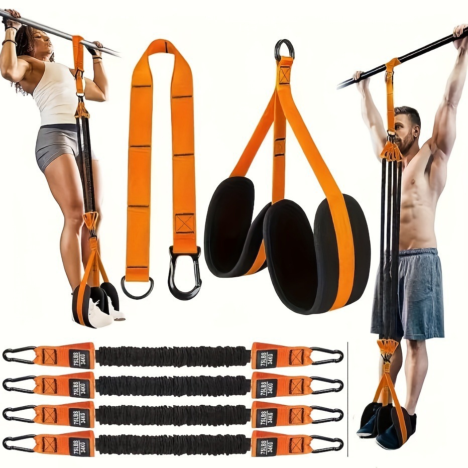 New orange pull-up bar for 300 lbs (4 ropes)