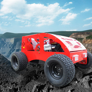 Giá thấp Máy cắt cỏ điều khiển từ xa Robot xăng động cơ đa chức năng điều khiển từ xa Crawler Robot - Product Image 1