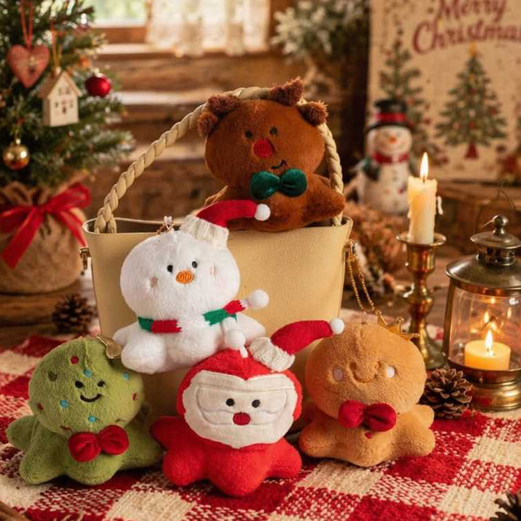 Porte-clés de Noël (contactez-nous pour le catalogue et plus de 6000 modèles)