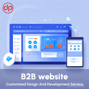 Sitio web B2B Diseño personalizado y Shopify Wix Servicio de desarrollo de sitios web personalizados